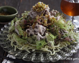ネギたっぷり！冷しゃぶ仕立ての冷やし中華作り方10写真