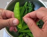 レンチン！さやえんどうのおかか和え作り方3写真