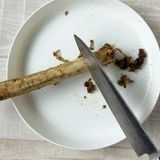 材料これだけ♪ごぼう香る炊き込みご飯作り方1写真