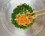 ＊粉不使用＊長芋とえのきのお好み焼き作り方4写真