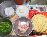辛ラーメン・ナポリタン風作り方2写真