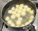 豆腐でかたくなりにくいみたらし団子作り方3写真