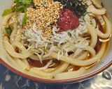 超簡単✨️冷たい梅しらすうどん作り方5写真
