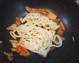 キムチ焼うどん作り方7写真
