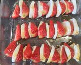 いちごの春のカプレーゼ🌸🍓🧀作り方6写真