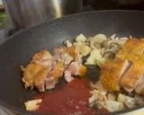 とーちゃんのローストチキンのパスタ作り方5写真