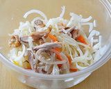 スモークチキンと新物たまねぎのマリネ♪作り方3写真
