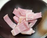 ベーコンとしめじのマヨネーズ炒め作り方1写真