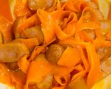 お弁当にも！にんじんとウィンナーのナポリタン風作り方3写真