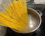 生クリーム不使用！夏野菜とシラスのクリームパスタ作り方6写真