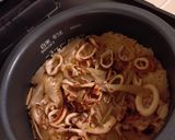 イカとゴボウの炊き込みご飯作り方3写真