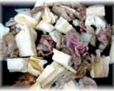 叩きレンコンと豚肉のオイマヨ炒め作り方4写真