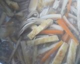 根菜ときのこのあんかけ蕎麦作り方9写真