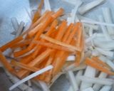 根菜ときのこのあんかけ蕎麦作り方4写真