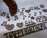 キャラクタークッキーで誕生日ケーキ♪作り方1写真