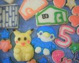 キャラクタークッキーで誕生日ケーキ♪作り方4写真
