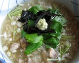 寒い日、手っ取り早く・鶏【蕎麦雑炊】作り方8写真