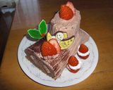 クリスマスケーキ☆ブッシュドノエル作り方17写真