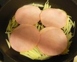 ピザみたいな形♪じゃがハムたまご作り方3写真