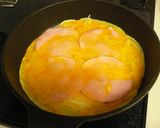 ピザみたいな形♪じゃがハムたまご作り方4写真