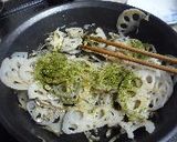 レンコンとジャコの磯風味きんぴら作り方4写真