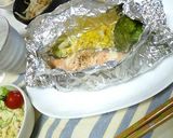 みそバターでいただく鮭のホイル包み作り方8写真