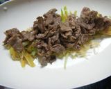 ねぎ塩牛肉ガーリックマリネ作り方3写真