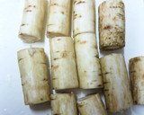 うちの定番☆鶏と牛蒡の炒めもの作り方1写真