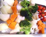 クリスマスカラーの＊焼き野菜マリネ＊作り方2写真