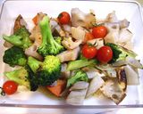 クリスマスカラーの＊焼き野菜マリネ＊作り方5写真