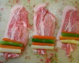 豚肉の野菜巻き♪ゆず風味照り焼き✿作り方6写真