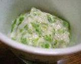 ■オクラと山芋のとろろ蕎麦■作り方1写真