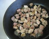 豚と茸とお豆のサラダ作り方3写真