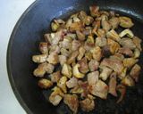 豚と茸とお豆のサラダ作り方4写真