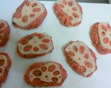 レンコンと合挽き肉の挟み焼き作り方3写真