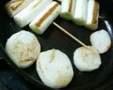 山芋と白ネギの甘辛焼き作り方2写真