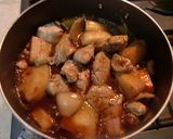 大根と豚ヒレのドミグラスソース煮作り方5写真
