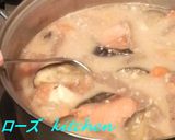甘酒で！お手軽＆簡単☆　鮭の粕汁♪作り方4写真