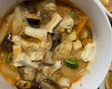 クリーミーピリ辛炒飯味豆腐入ナムル風炒煮作り方21写真