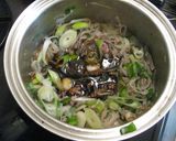 肉じゃが！長ネギ・ひき肉・白滝入り作り方1写真