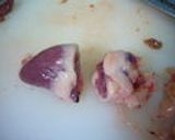 塩麹さんで～鶏レバーのオイル漬け作り方2写真