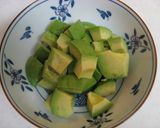 ５分で簡単！アボカドの山葵醤油和え作り方1写真
