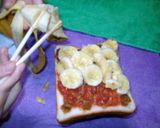 超美味ぴりっとサルサチーズバナナトースト作り方2写真