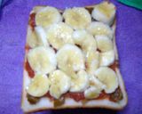超美味ぴりっとサルサチーズバナナトースト作り方3写真