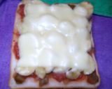 超美味ぴりっとサルサチーズバナナトースト作り方5写真