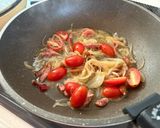 残ったカレーdeリメイク❣️パスタ♫作り方1写真