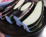 ナス豚サンド蒸し(切って挟んでチン！）作り方4写真