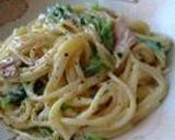 私のランチパスタ②【クリームパスタ】作り方6写真