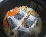 割烹白だしで鰆(魚）の炊き込みご飯作り方6写真