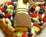 汽車の乗ったおっきなデコレーションケーキ作り方9写真